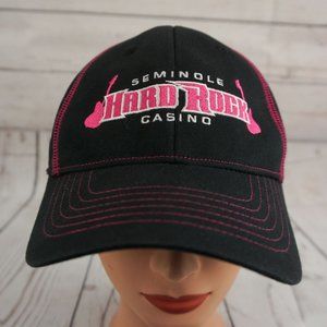 Hard Rock Casino Seminole Hat Black Fitted L/XL Ba